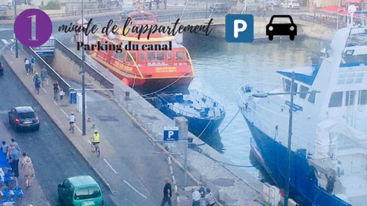 Magnifique Appart 102 M2 Au Bord De L'Eau Hyper Centre Sete Bagian luar foto